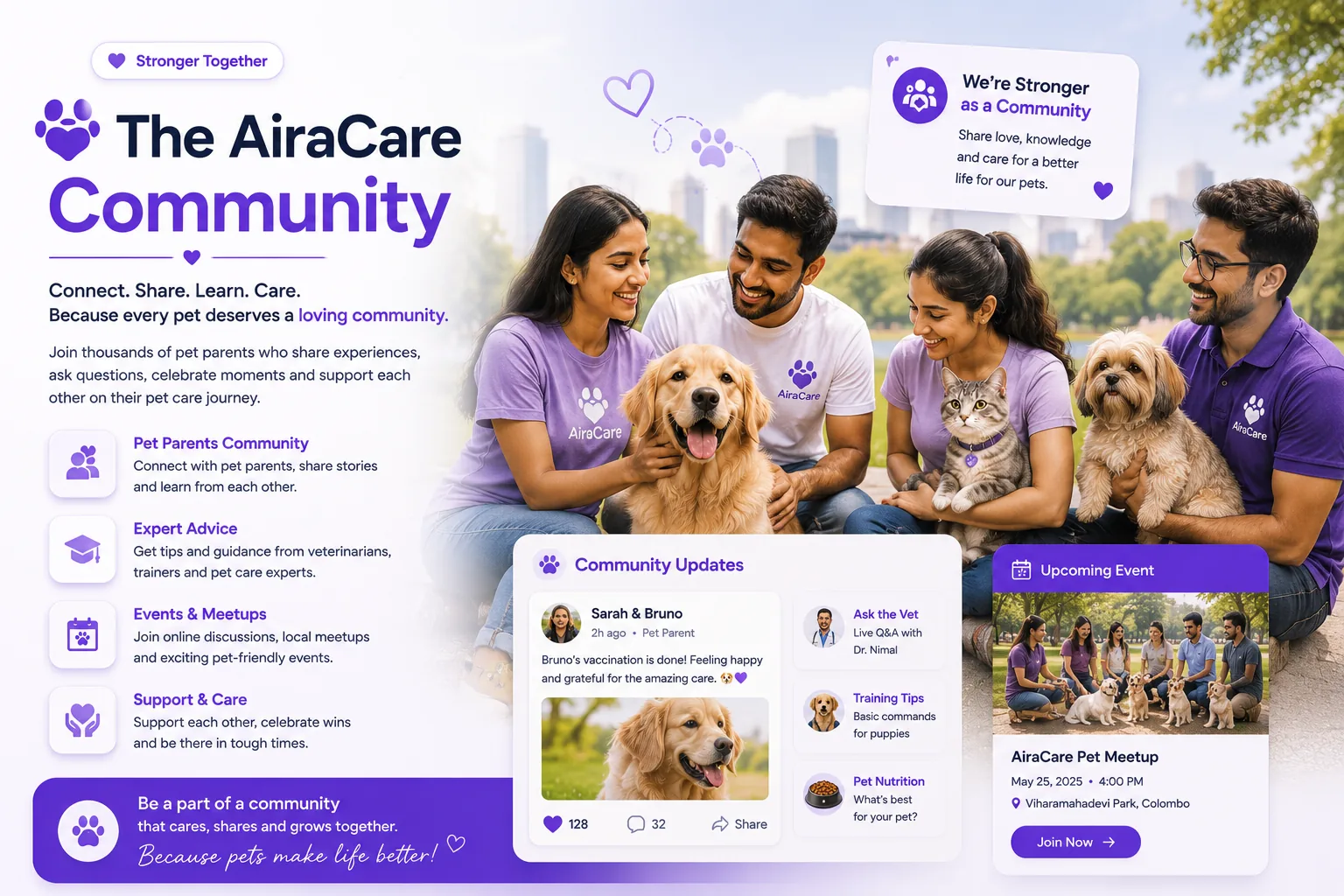 AiraCare pet parent community