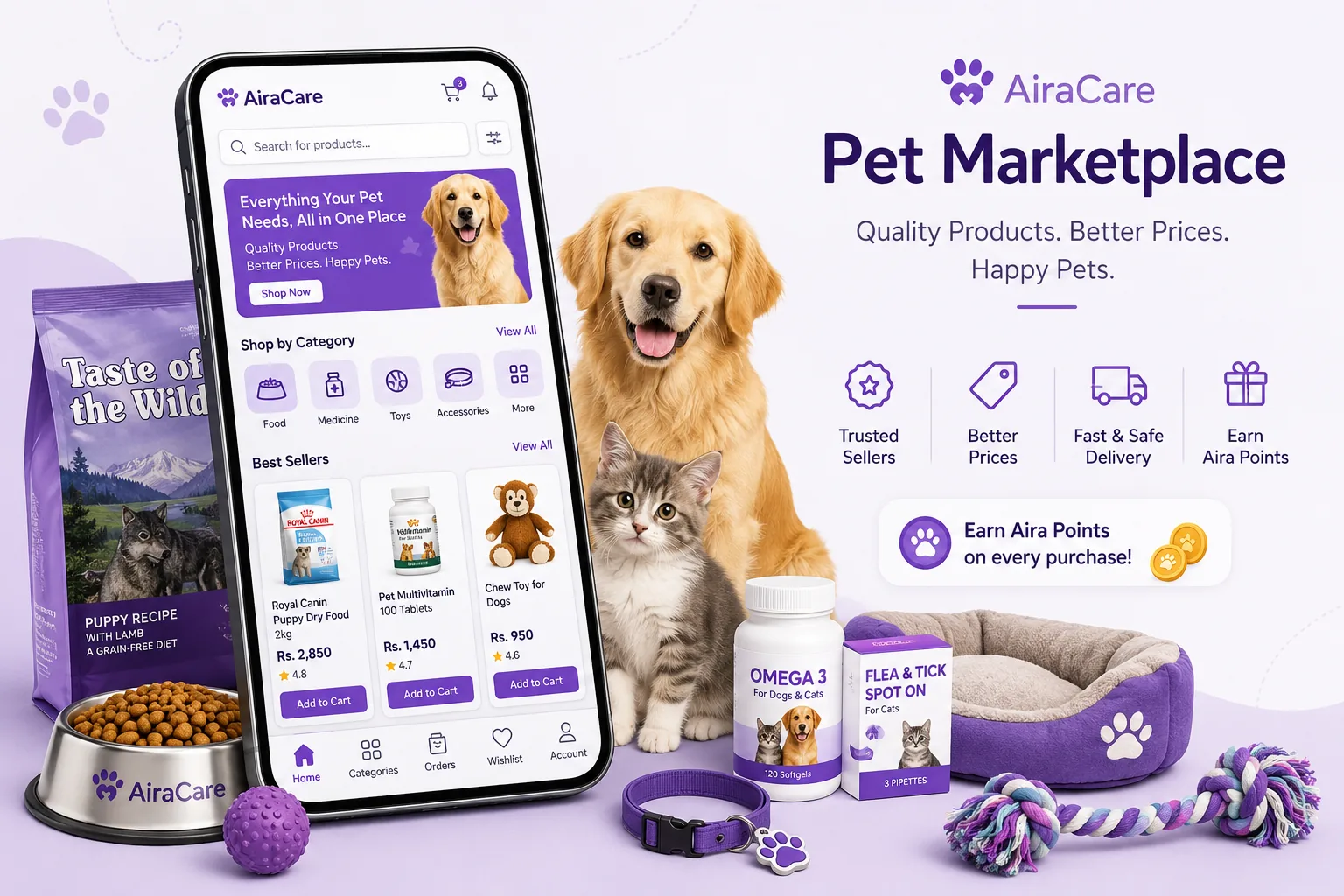 AiraCare Pet Marketplace